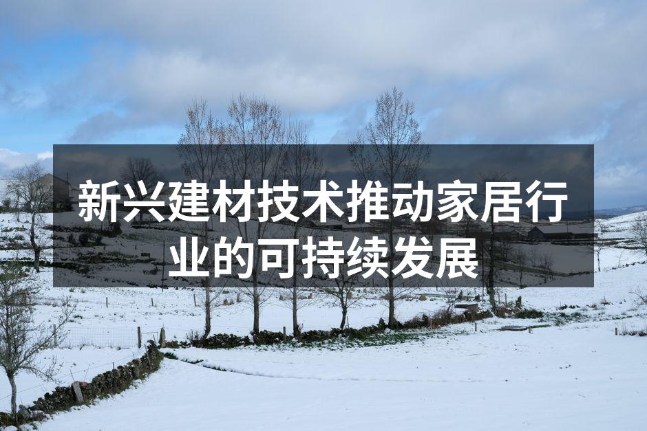 采用再生材料的现代家居